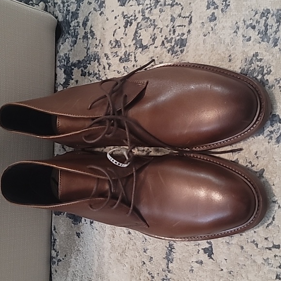 NWT!! Men's Black Or Brown Leather Boots - Picture 9 of 12
